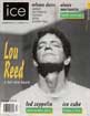 Lou Reed on the cover of ice magazine dec. 2002